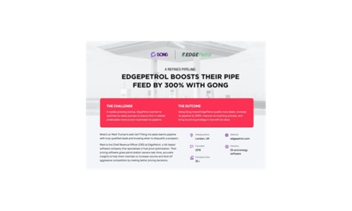 Edgepetrol steigert ihre Rohrsempfeins um 300% mit Gong um 300%