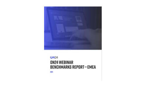 On24 Webinar Benchmarks Bericht 2021 EMEA